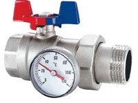 Ball Valve with Fittings/T-Handle