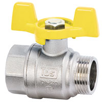 Natural Gas Valve (Male/Female - T-Handle)